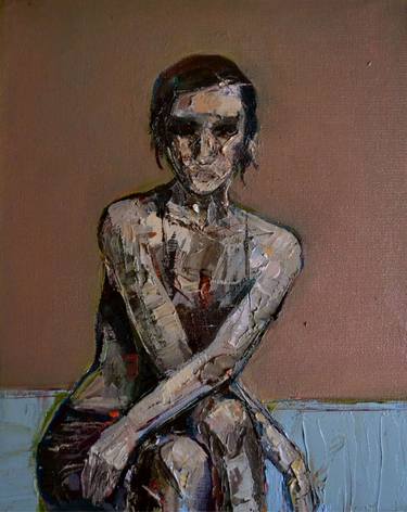Girl with Arms Crossed- SOLD thumb