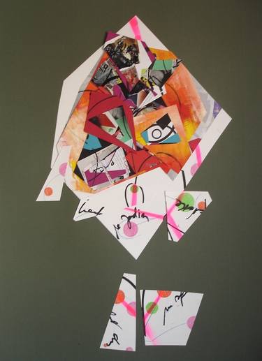 Print of Portrait Collage by Christelle GERARDY