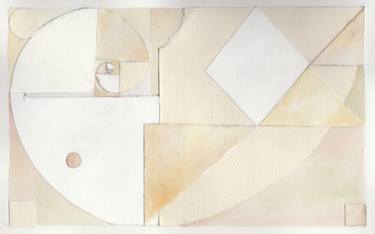 Original Minimalism Abstract Collage by Tobe Harvey