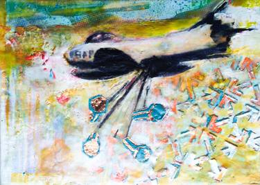 Print of Figurative Airplane Paintings by Matthew Poindexter