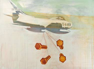 Print of Figurative Airplane Paintings by Matthew Poindexter