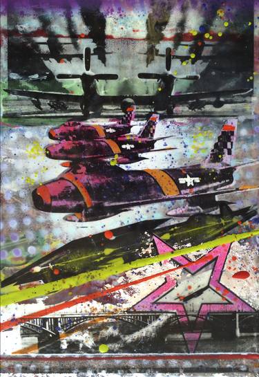 Print of Abstract Airplane Paintings by Matthew Poindexter