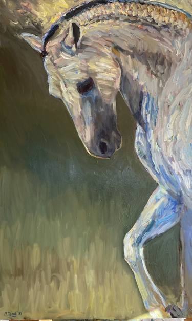 Original Expressionism Horse Paintings by Marcos Terol