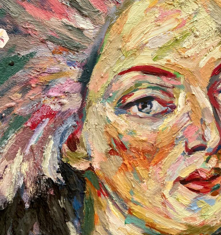 Original Expressionism Women Painting by Marcos Terol