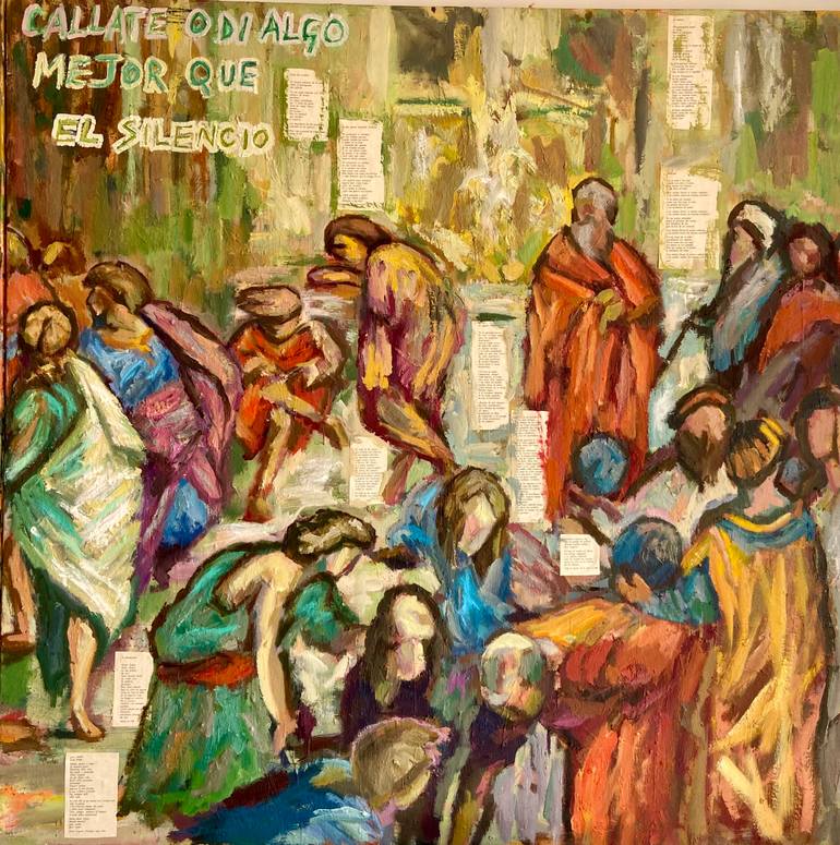 Original Contemporary People Painting by Marcos Terol