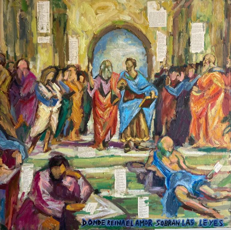 Original Contemporary People Painting by Marcos Terol