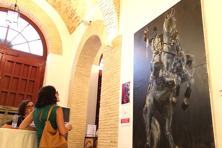 Original Figurative Horse Painting by Marcos Terol