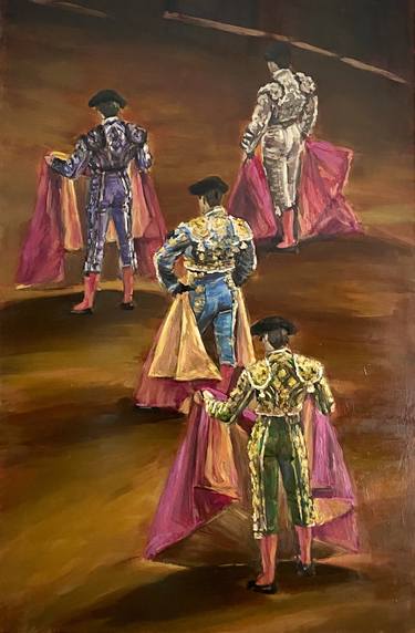 Original Figurative Men Paintings by Marcos Terol