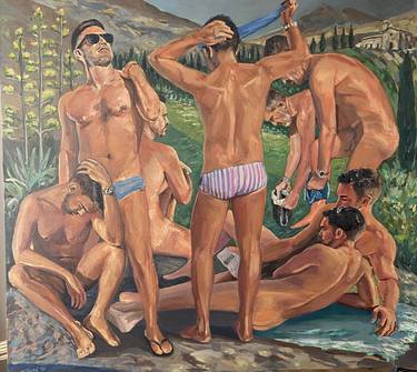 Print of Expressionism Men Paintings by Marcos Terol