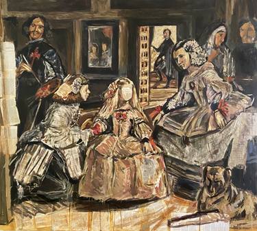 Las Meninas 1 Painting by Chantal Coupri