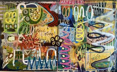 Original Expressionism Graffiti Paintings by Marcos Terol