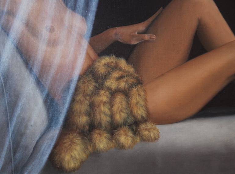 Original Figurative Erotic Painting by Marina Radius