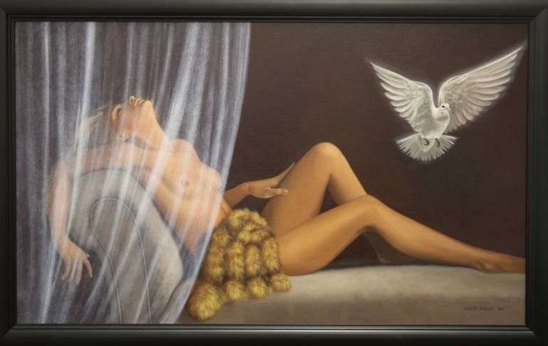 Original Erotic Painting by Marina Radius