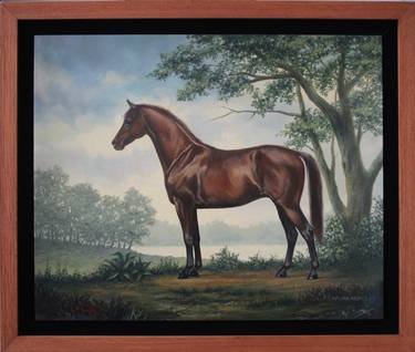 Print of Horse Paintings by Marina Radius