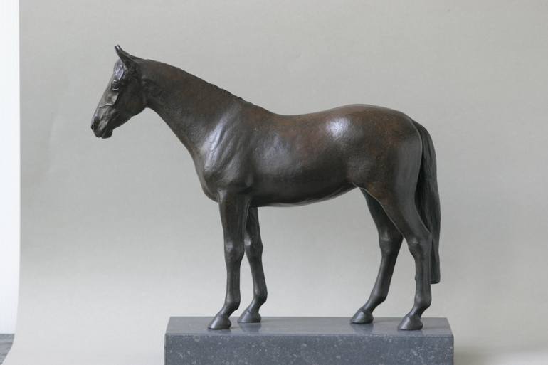 Original Figurative Horse Sculpture by Marina Radius