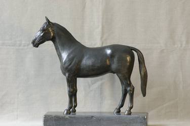 Original Figurative Horse Sculpture by Marina Radius