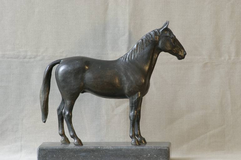 Original Figurative Horse Sculpture by Marina Radius