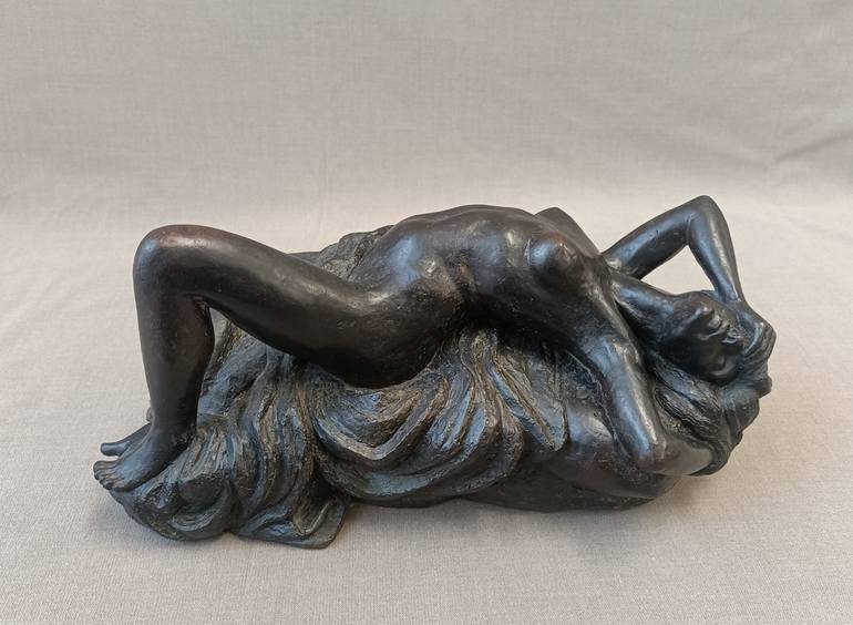 Original Expressionism Erotic Sculpture by Marina Radius
