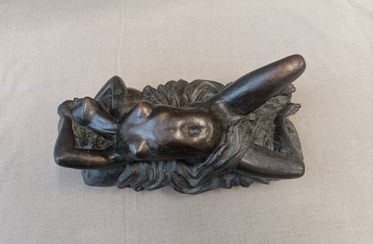 Original Expressionism Erotic Sculpture by Marina Radius