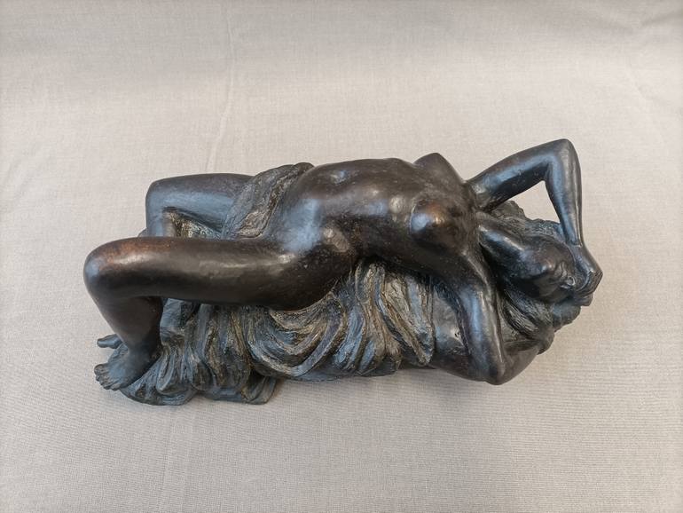 Original Expressionism Erotic Sculpture by Marina Radius