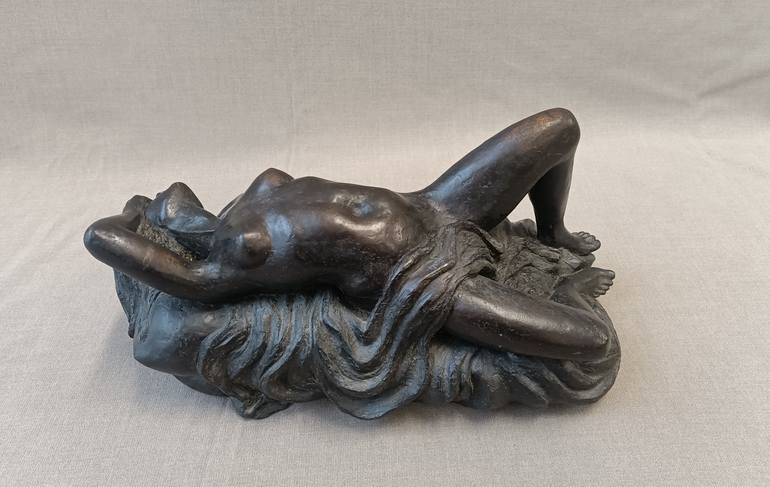 Original Expressionism Erotic Sculpture by Marina Radius