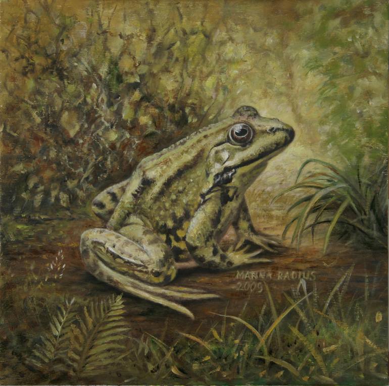 frog Painting by Marina Radius | Saatchi Art