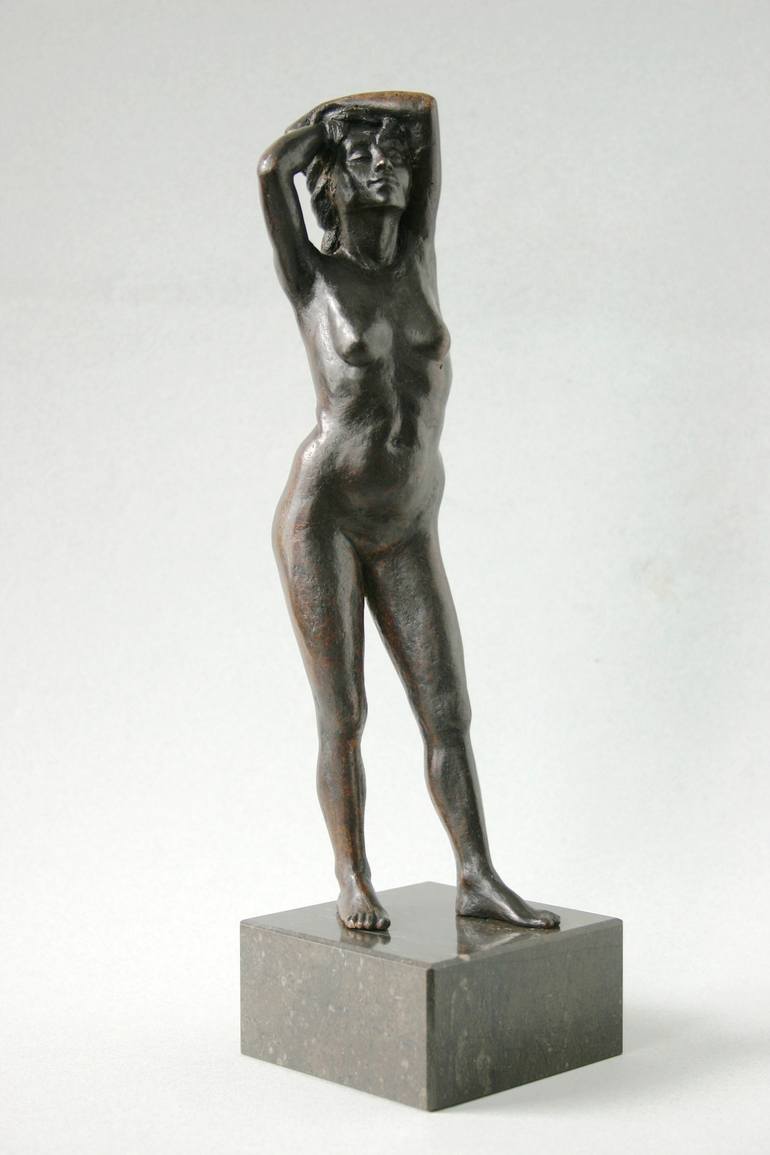 Original Figurative Nude Sculpture by Marina Radius