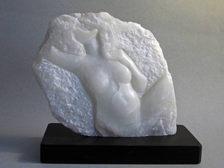 Original Expressionism Nude Sculpture by Marina Radius