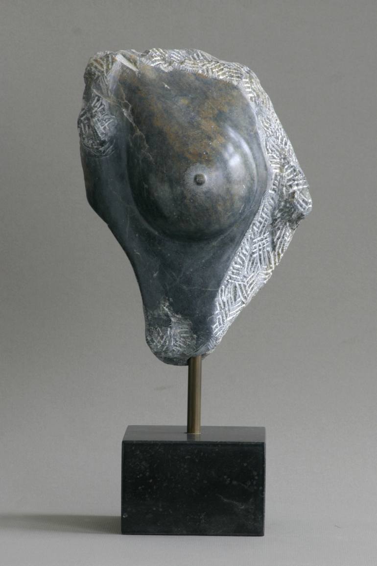 Original Expressionism Nude Sculpture by Marina Radius