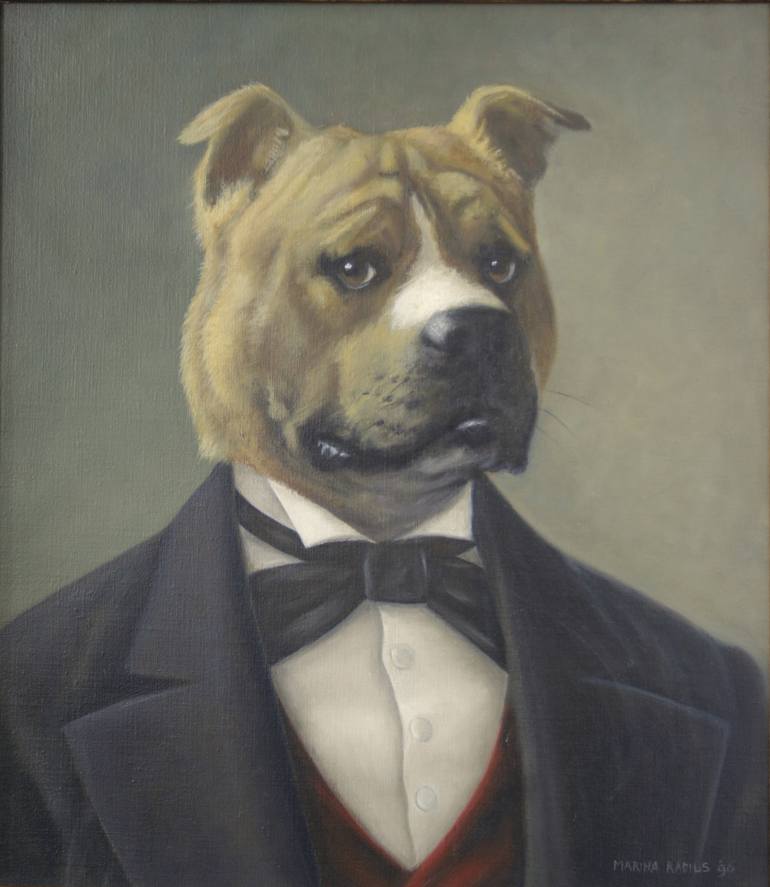 Original Figurative Animal Painting by Marina Radius