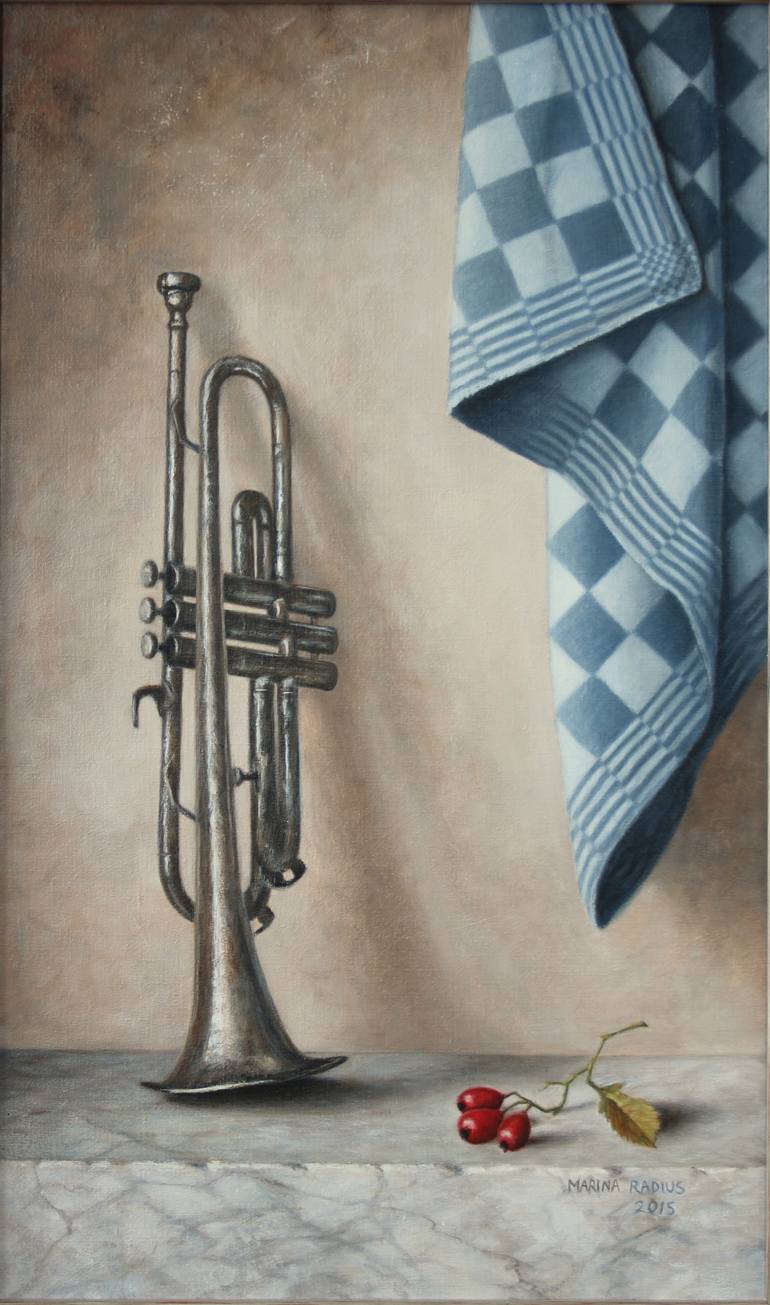 trumpet painting