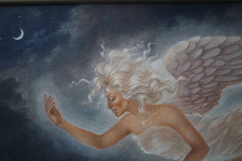 Original Figurative Fantasy Painting by Marina Radius