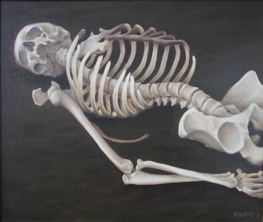Original Figurative Mortality Paintings by Marina Radius