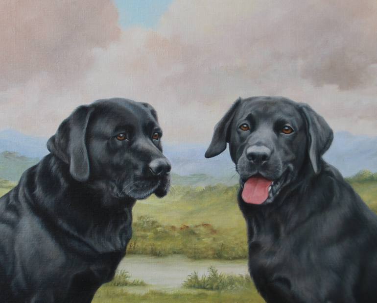 Original Figurative Animal Painting by Marina Radius