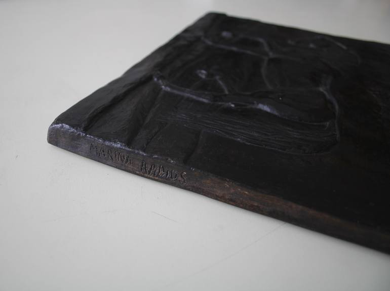 Original Figurative Horse Sculpture by Marina Radius