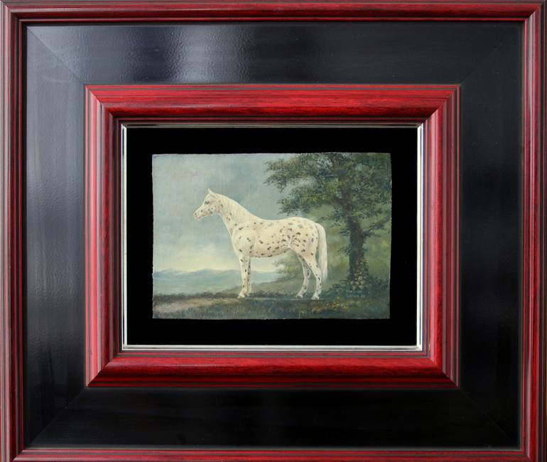 Original Figurative Horse Painting by Marina Radius
