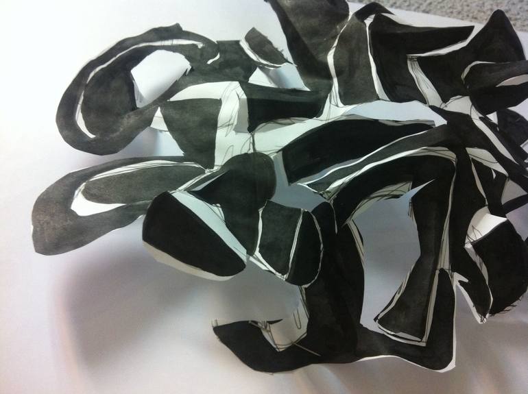 Original Abstract Sculpture by Irene Bacagianis