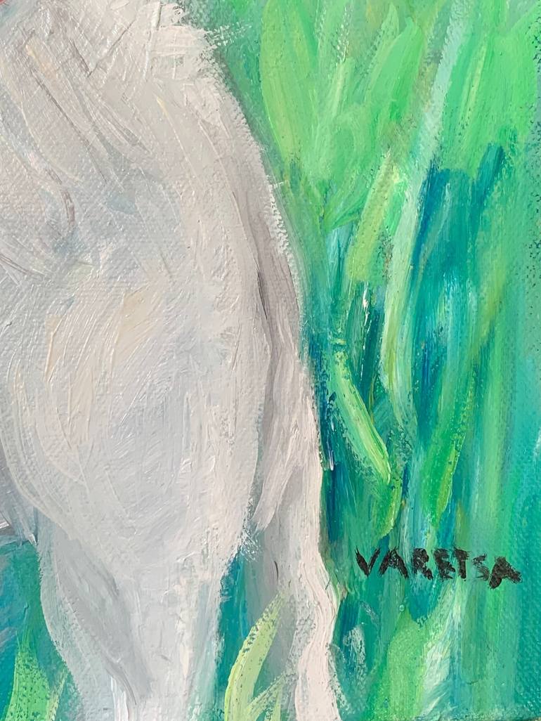 Original Documentary Animal Painting by Lilia Varetsa