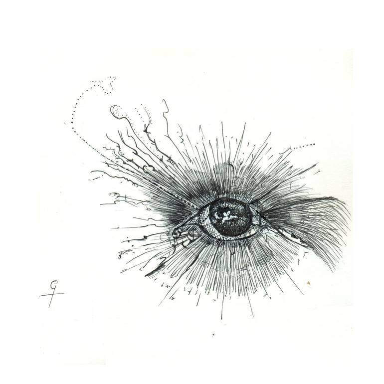 The Eye Drawing by Jo Tib | Saatchi Art