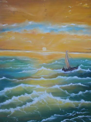 Original Realism Seascape Paintings by Susan Art