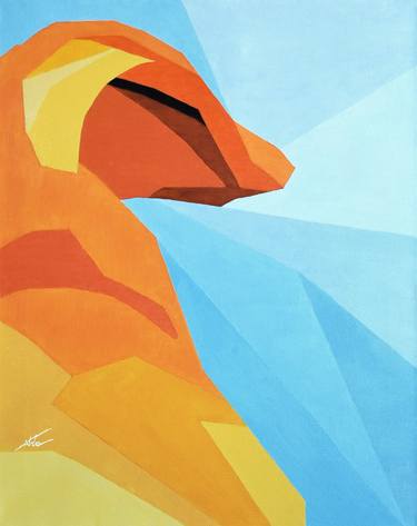 Print of Abstract Dogs Paintings by Maga Fabler