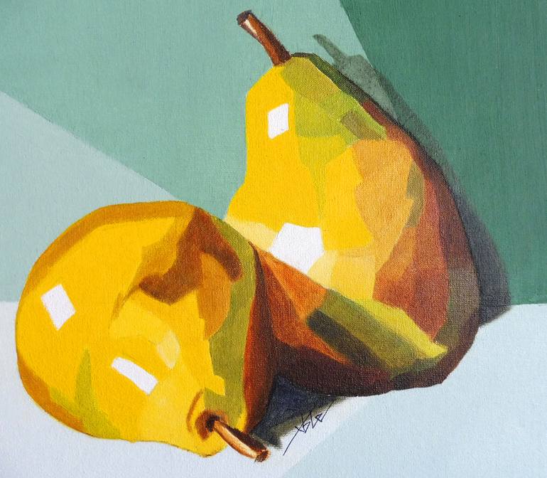 Original Cubism Still Life Painting by Maga Fabler