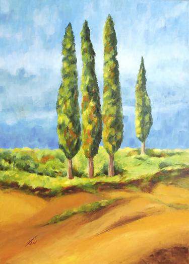 Original Fine Art Landscape Paintings by Maga Fabler