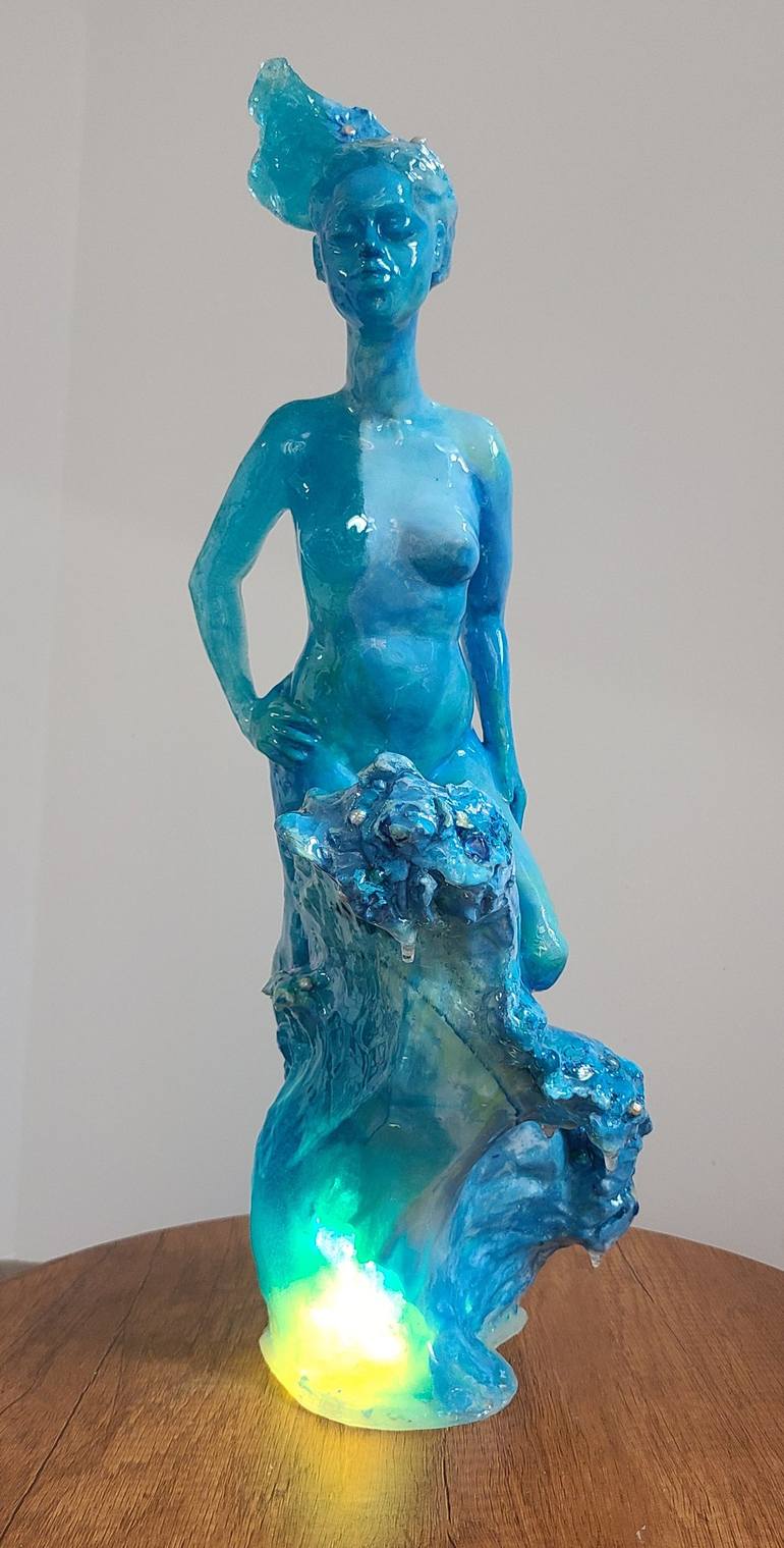 Original Art Deco Nude Sculpture by Vesna Longton