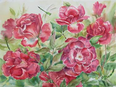 Original Realism Floral Paintings by Vesna Longton