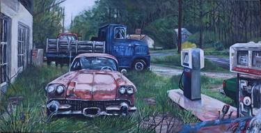 Print of Realism Car Paintings by Philip Cook