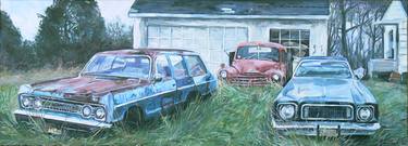 Original Realism Automobile Paintings by Philip Cook