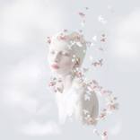 White and Pink Angel - Limited Edition of 5 by Ellen M McDermott