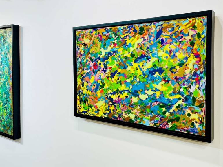 Original Abstract Expressionism Abstract Painting by Mark Hennick