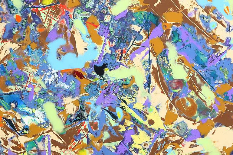 Original Abstract Expressionism Abstract Painting by Mark Hennick